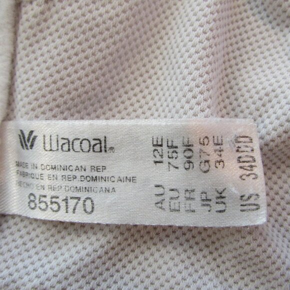 Wacoal Simone 855170 Off White Sports Bra 34DDD - Picture 6 of 14